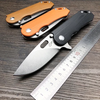 

ZSQ EF32 Tactical Survival Flipper pocket folding knife D2 Steel blade + G10 handle outdoor hunting camping fruit knife EDC Tool
