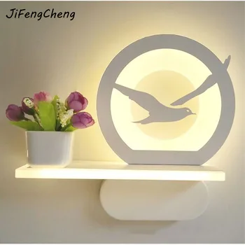 

Modern Minimalist Bedside Lamp Luminaria Bedroom Wall Lamp 220V Personalized Acrylic Corridor Stairs Indoor Lighting Fixtures