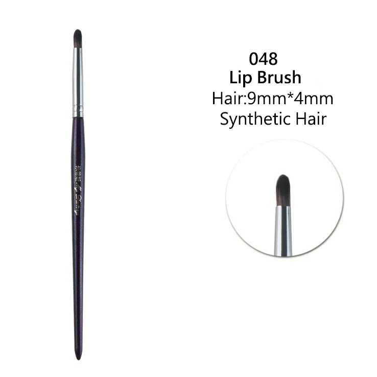 1 шт. 048 кисти для макияжа губ подводка для губ синтетические волосы деревянная ручка профессиональные инструменты для макияжа
