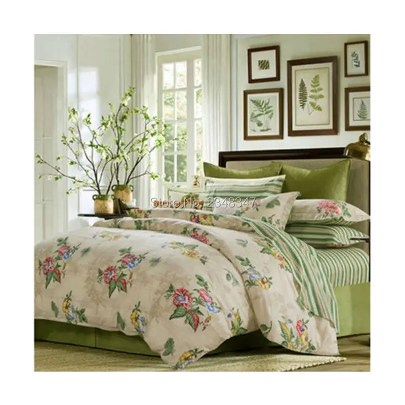 4Pcs Quality 100Cotton Double/Full/Queen Size Bed Quilt/Duvet/Doona