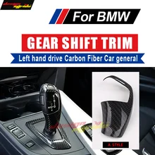 For BMW F01 F02 F03 F04 G11 G12 7-Series Universal Left hand drive Carbon car genneral Gear Shift Knob Cover Car Interior A-Type For BMW F01 F02 F03 F04 G11 G12 7-Series Universal Left hand drive Carbon car genneral Gear Shift Knob Cover Car Interior A-Type