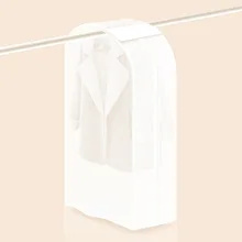 Простой трехмерный прозрачный пылезащитный чехол для костюма одежда отделка сумка для хранения Влагонепроницаемая смываемая пыль крышка