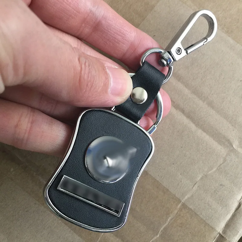 

25pcs 3D lcar Styling keyring auto metal leather key chain luxury key ring chain Free shipping 16KEY022