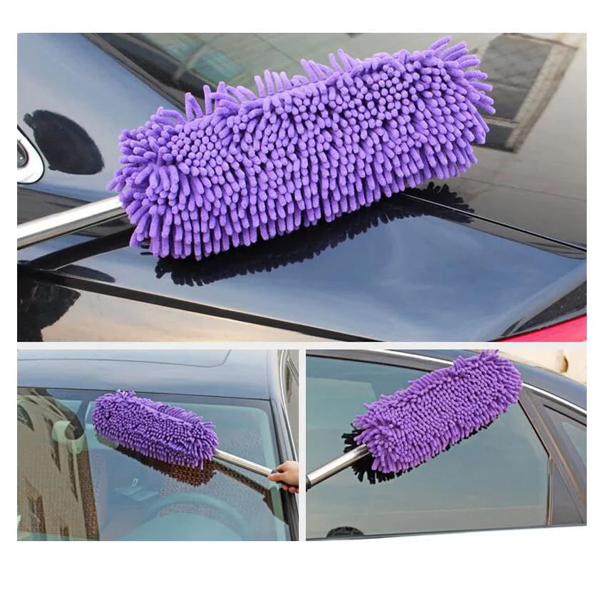 1PC Ultra fiber retractable type wax brush Car Duster Cleaning Dirt