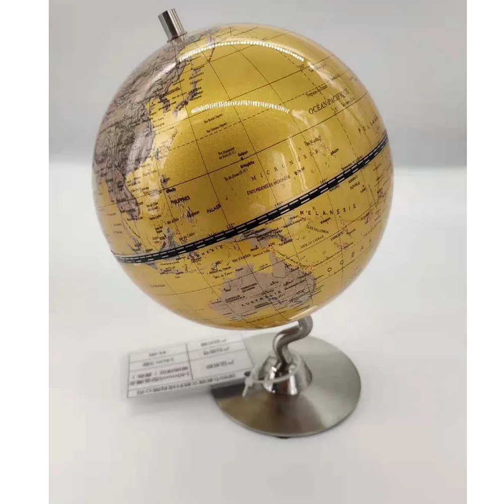 Diâmetro 140mm globo com metal suporte decoração de escritório em casa