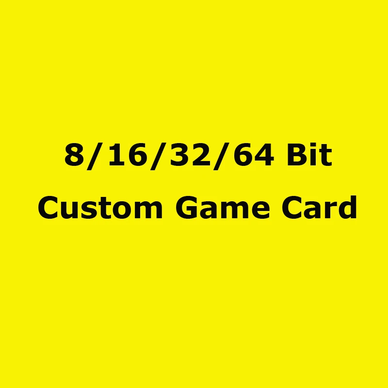 

8/16/32 Bit Game Card Custom Game Cartridge For Game Player