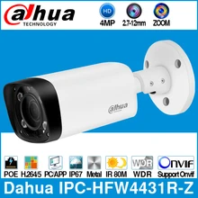 Dahua IPC-HFW4431R-Z 4 МП POE ip-камера 80 м MAX IR Night 2,7 ~ 12 мм VF объектив с моторизованным зумом Автофокус пуля камера видеонаблюдения