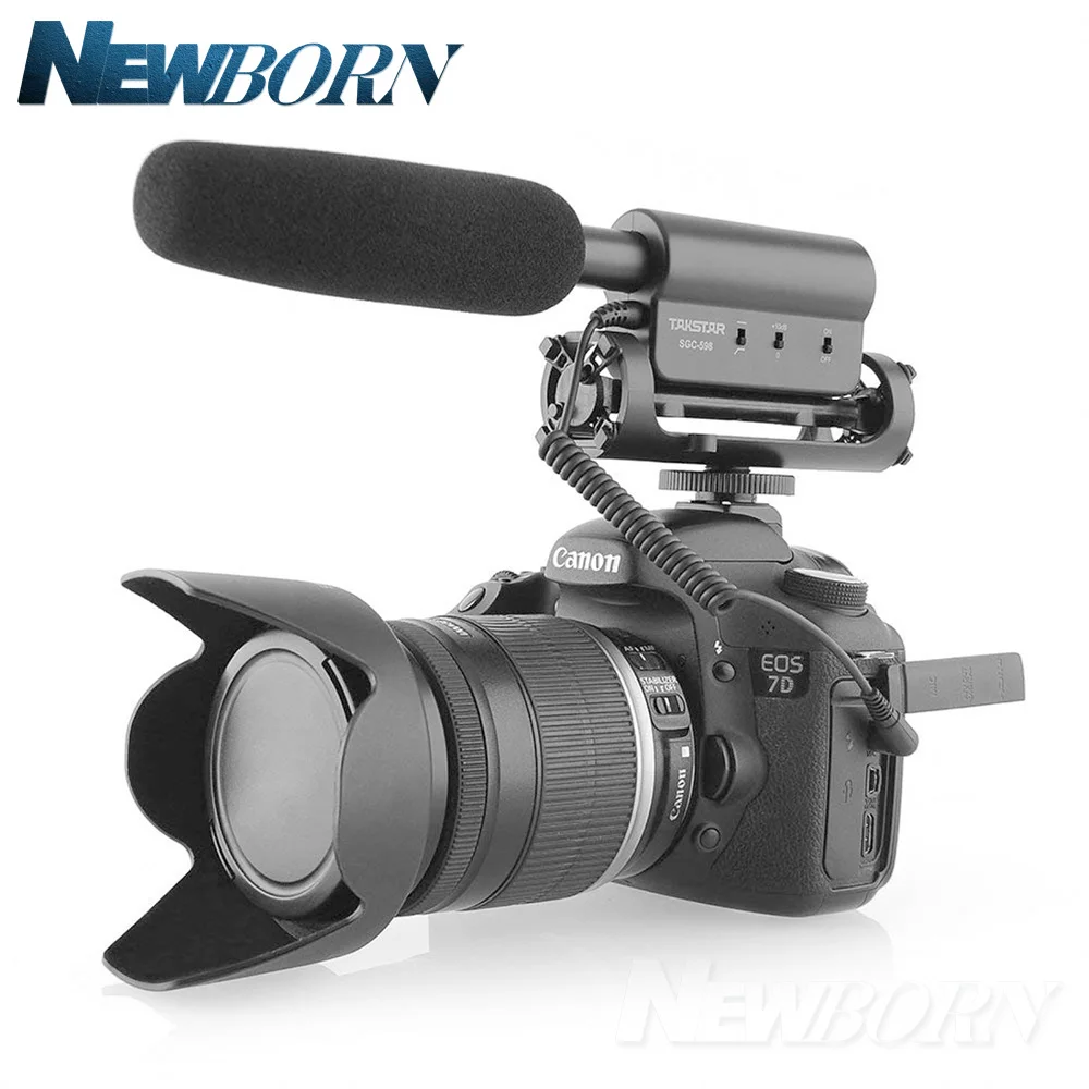 Takstar искусственная фотография конденсатор CCTV 3 5 Mic живая запись видео студия mic