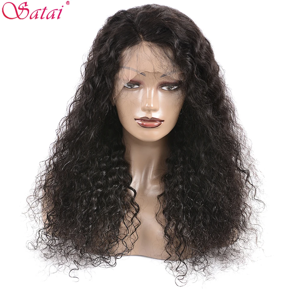 

Lace Frontal Human Hair Wigs Water Wave Pre Plucked Hairline With Baby Hair Brazilian Remy Human Hair 150% Lace Frontal Wigs