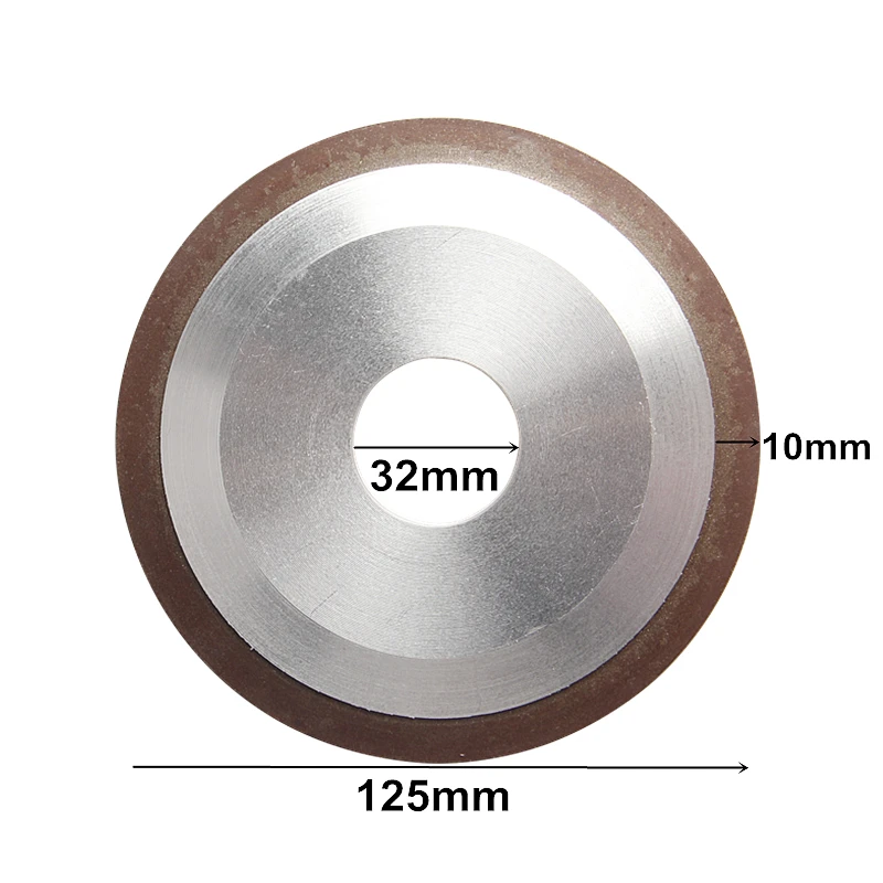 Алмазное Колесо Шлифовальный Диск зерно тонкость резки гальванизированная пила Blade125* 10*32*8 мм роторный инструмент 1 шт