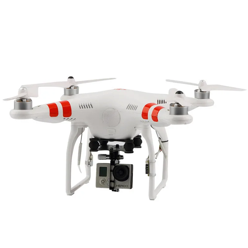 1pcs CNC Metal Alloy Brushless Gimbal Camera Frame FPV Gimbal PTZ For Gopro 3 DJI Phantom