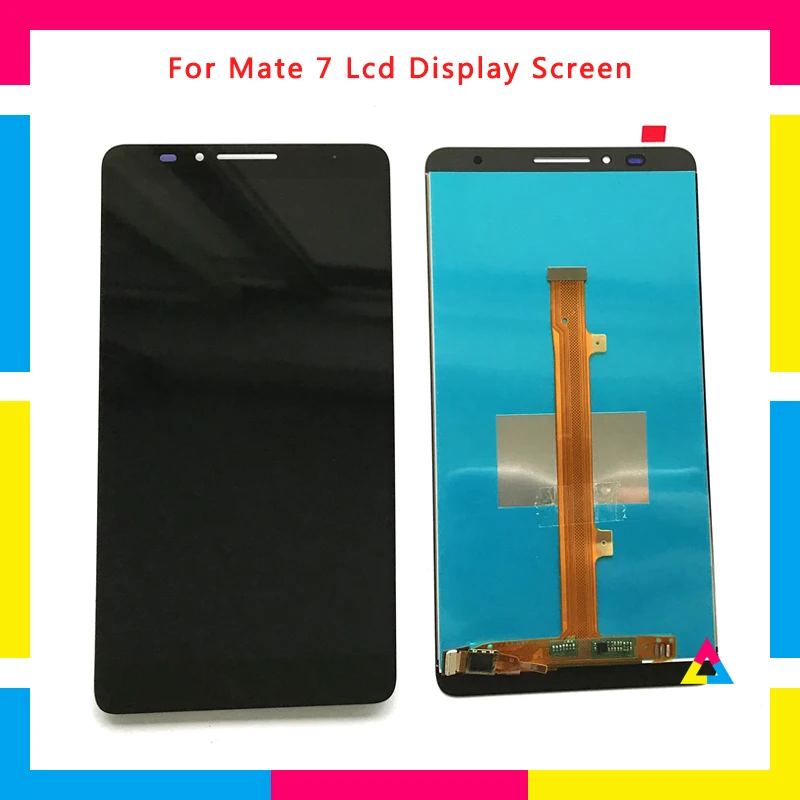 

LCD Display Screen With Touch Screen Digitizer Assembly For Huawei Mate 7 Mate7 Black White Gold Replacement
