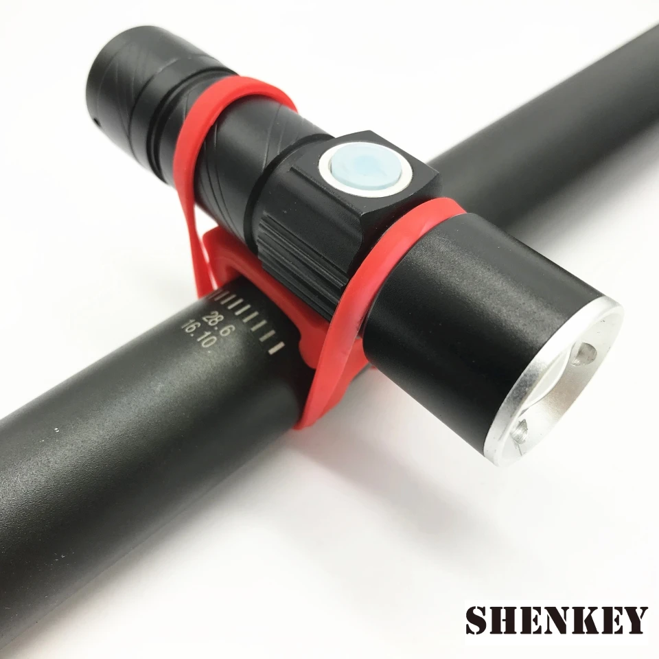 banda de silicona para fi Soporte de luz para manillar de Bicicleta banda de silicona para fi Soporte de luz para manillar de Bicicleta