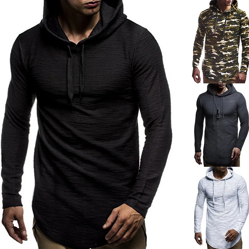 

MJARTORIA Men's Autumn Slim Fit Casual Pattern Large Size Long Sleeve Hoodie Top Blouse Casual Men Fashion High Quality Hoodie