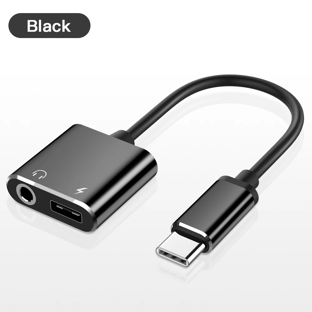 Тип C до 3,5 мм адаптер для наушников 2 в 1 USB C аудио кабель конвертер зарядный сплиттер для наушников адаптер для samsung Xiaomi