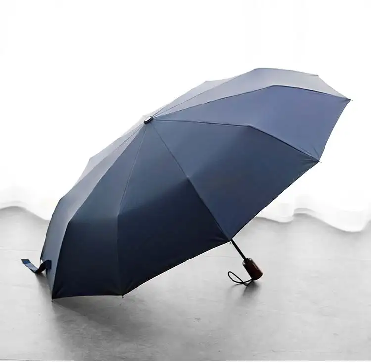 Автоматический зонт для мужчин, деловой стиль, деревянный зонт со складной ручкой, для дождя, для женщин, анти-УФ, солнцезащитные зонты для мужчин, Sombrillas Para Boda