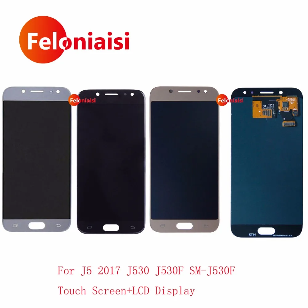 5.2&quot For Samsung Galaxy J5 2017 J530 LCD J530F SM-J530F Lcd Display With Touch Screen Digitizer Panel Assembly Complete AMOLED |