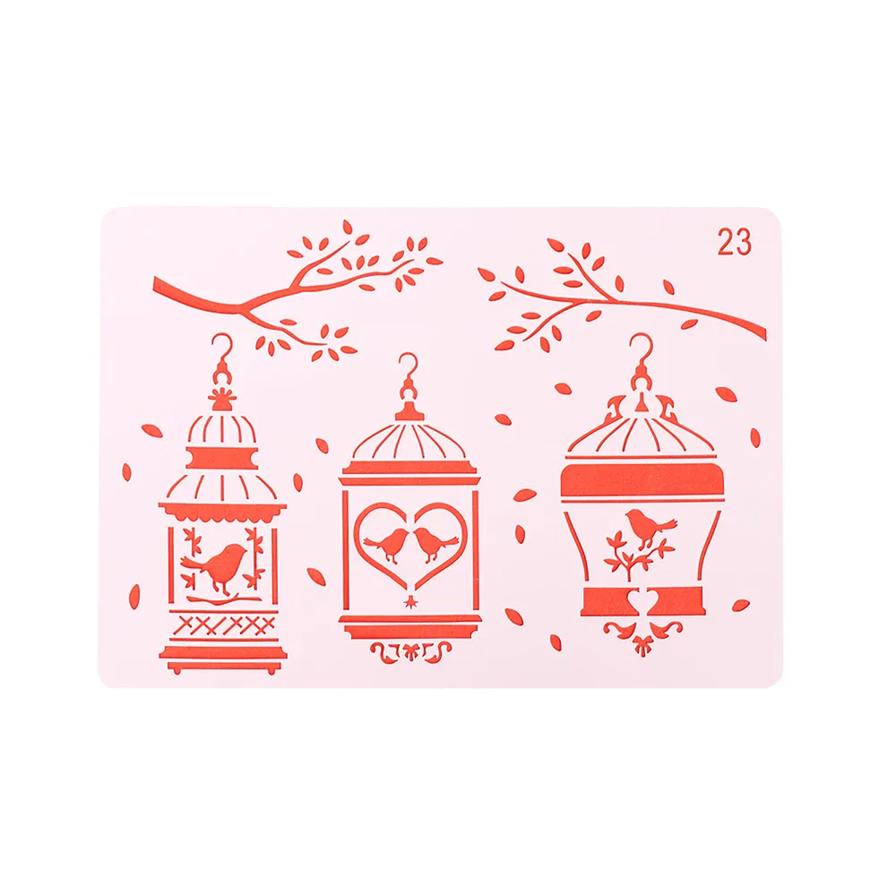 

Craft Hollow Layering Stencils For Wall Painting Scrapbooking Stamping Stamp Album Decorative Embossing Paper Card Template#23