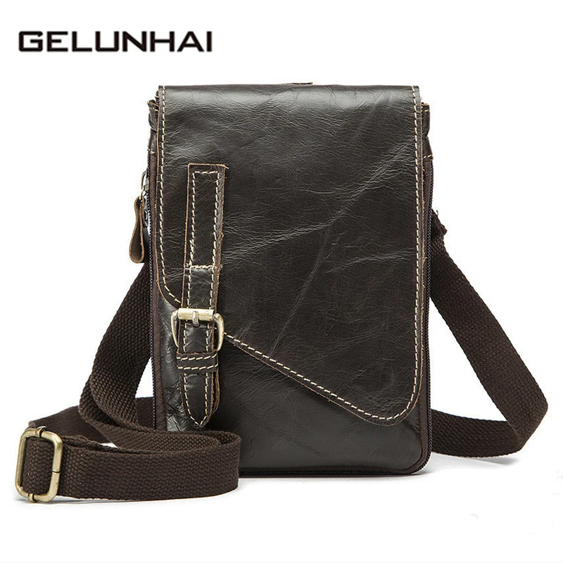 

MARRANT Hot Sale Genuine Leather Men Bags Men's Casual Travel Bag Man Crossbody Shoulder Handbag Belt Messenger Men Bags 8899