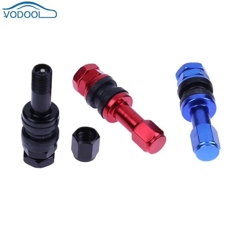 

4pcs Universal Car Auto Clamp-in Tubeless Tyre Tire Wheel Valve Stems Stainless Steel For Motorcycles Scooters Bicycle Rims