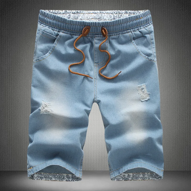 Мужские джинсовые шорты большого размера 5xl мужские стильные мужские шорты джинсовые шорты мужские джинсовые шорты