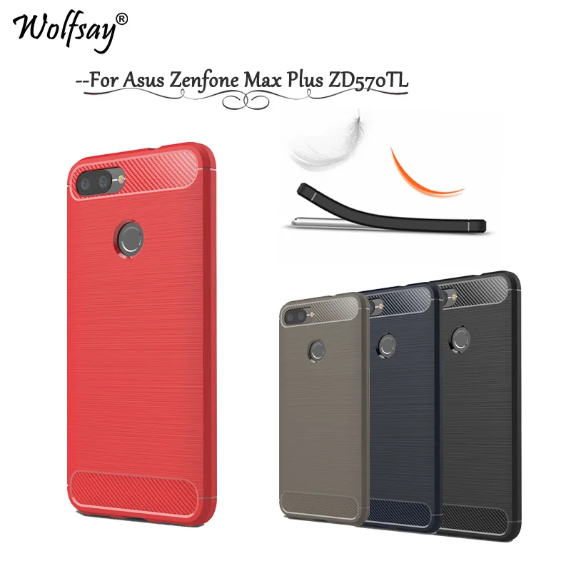 Чехол Wolfsay для Asus Zenfone Max Plus ZB570TL мягкий чехол из ТПУ с кисточкой M1 X018DC|case cover|tpu caseasus