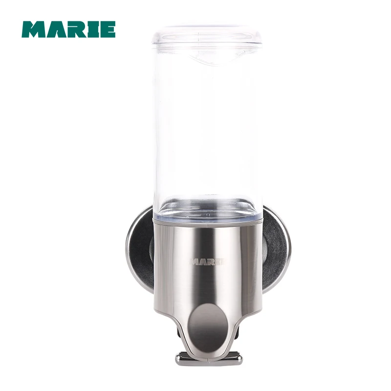 

Liquid Soap Dispenser Fashionable Soap Dispenser Wall Mount Soap Bathroom Washroom Shower Shampoo Dispenser