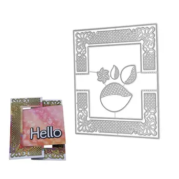 

1Pc Foldable Card Cutting Dies Metal Embossing Cutting Template Alloy DIY Crafts for Album Scrapbooking Cutting Dies Stencil