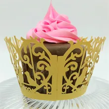 100 шт. Muffin Обёрточная Бумага случае Свадебная вечеринка лайнер украшения поставки Бумага торт край Обёрточная бумага в полые Бумага чашки вокруг кекс 8z