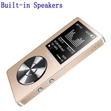 Mahdi металлический MP3-плеер Портативный цифровой аудиоплеер с 1,8 дюймовым экраном FM Электронная книга часы данные музыкальный плеер с динамиком TF карта
