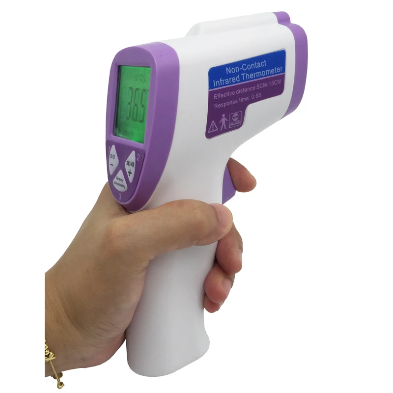 Диагностический инструмент цифровой термометр для измерения температуры тела у малышей; Бесконтактный инфракрасный термометр тела Температура измерения 3-Цвет Подсветка