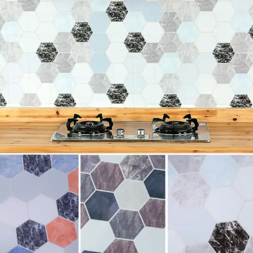 

Kitchen Anti Oil Self-adhesive Wall Stickers Heat Resistant Wall Sticker New