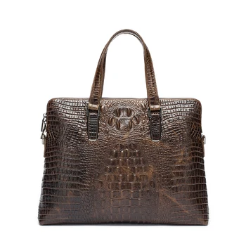 

Genuine leather bags men's briefcase cowhide men messenger bags shoulder business 14" laptop handbags portfolio male #MD-M9037