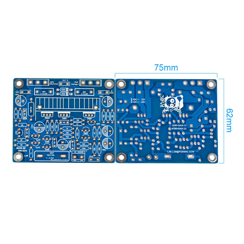 Amplificador de Potência de Áudio 100w + 100w Aiyima Peças Hifi Mx50 se Canal Duplo Placa Diy Nova Versão Kit 2 - Image 3