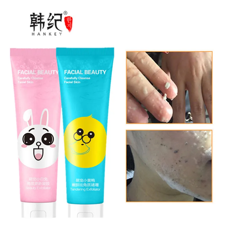 HANKEY peeling face cleanser facial exfoliating gel skin care remove