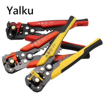 

Yalku Multifunctional Automatic Cable Stripper Cut Crimp Pliers Electrician Fast Automatic Wire Stripper