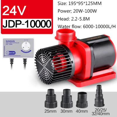 JDP-10000 NO WIFI 24V 3500L/h SUNSUN JDP-3500Q Wi-Fi управляемой DC водяной насос для аквариума морских рифов кон пруд циркуляционный насос - Цвет: JDP-10000 NO WIFI