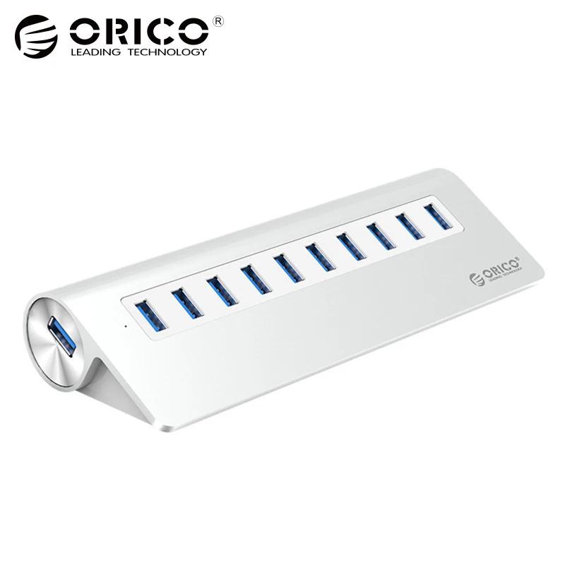 ORICO 10 USB3.0 HUB Ports SuperSpeed Hub Splitter 5Gbps Adapter For Windows Mac Laptop PC Cell-phone with AU EU US UK Plug ORICO 10 USB3.0 HUB Ports SuperSpeed Hub Splitter 5Gbps Adapter For Windows Mac Laptop PC Cell-phone with AU EU US UK Plug