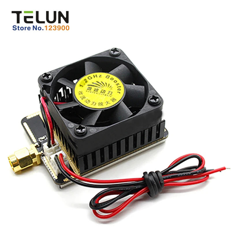 

1.2GHz 6W 6.5W 6500mW Bidirectional Signal Amplifier Wireless Video Transmission Solar System Remote Monitoring Gain FPV Module