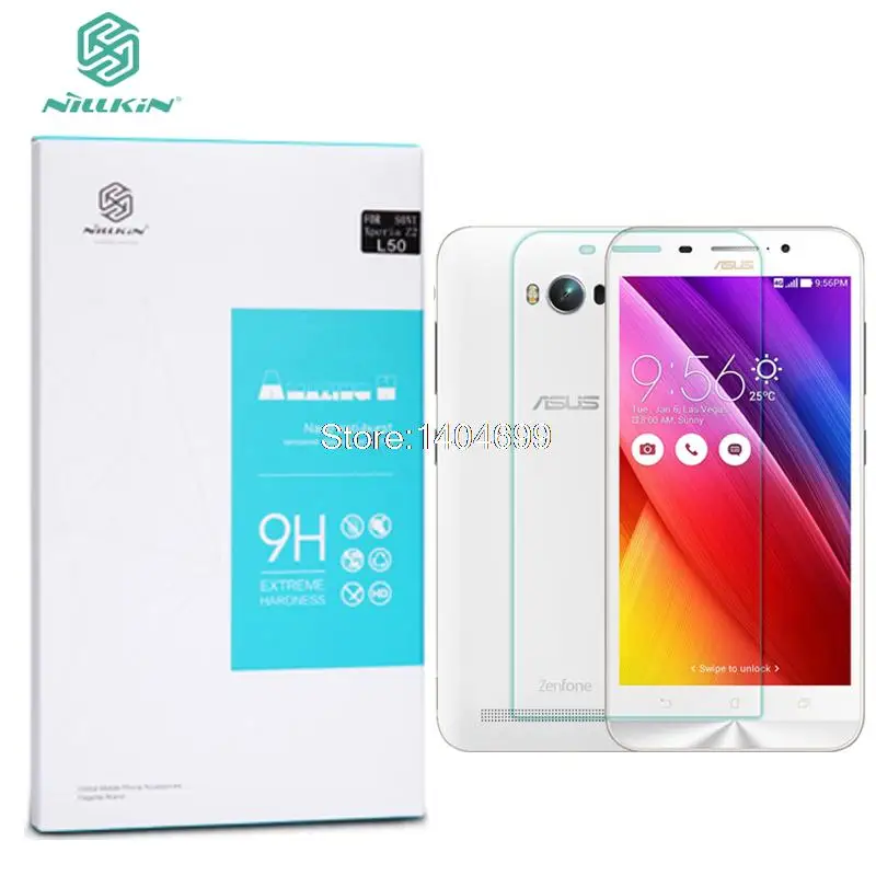 ZC550KL Screen Protector 9H 0.3mm Nillkin Amazing H Tempered Glass For Asus Zenfone Max ZC550KL