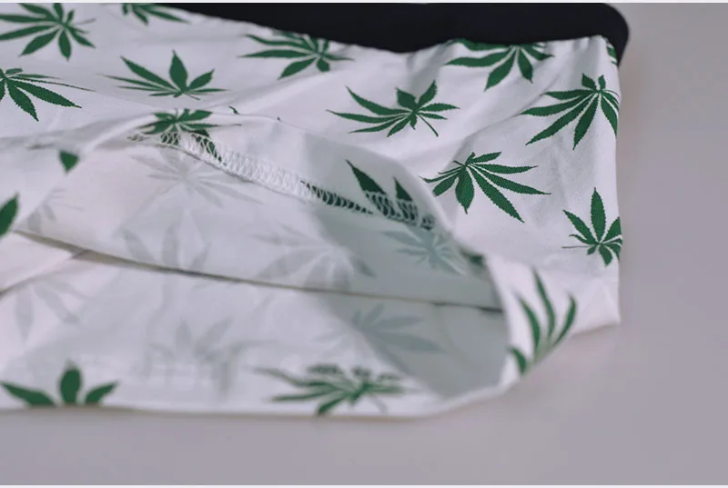 Breathable Men Boxers 365 Cotton Boxer Shorts Brand Underwear Man Cuecas Underpants Boxer Maple Leaves Panties Men Trunks BTS027 (10)