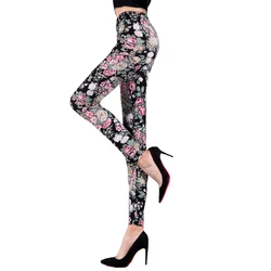 NDUCJSI Floral Printed Leggings Ladies Fashion Casual Jeggings Elasticity Push up Pants Female Fitness NDUCJSI Floral Printed Leggings Ladies Fashion Casual Jeggings Elasticity Push up Pants Female Fitness