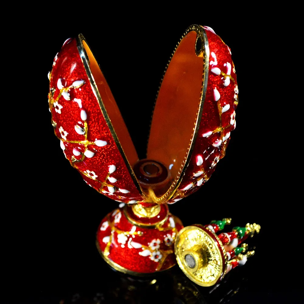 QIFU высококачественное яйцо в стиле Faberge для шкатулки ювелирных изделий|Упаковка