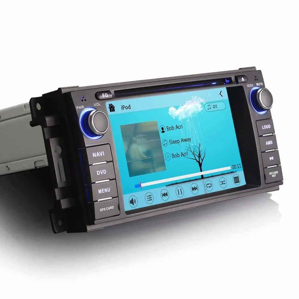 Perfect Car DVD GPS Navigation for Jeep Compass Grand Cherokee Liberty Patriot Wrangler Mitsubishi Raider 2005 2006 2007 2008 to 2015 2