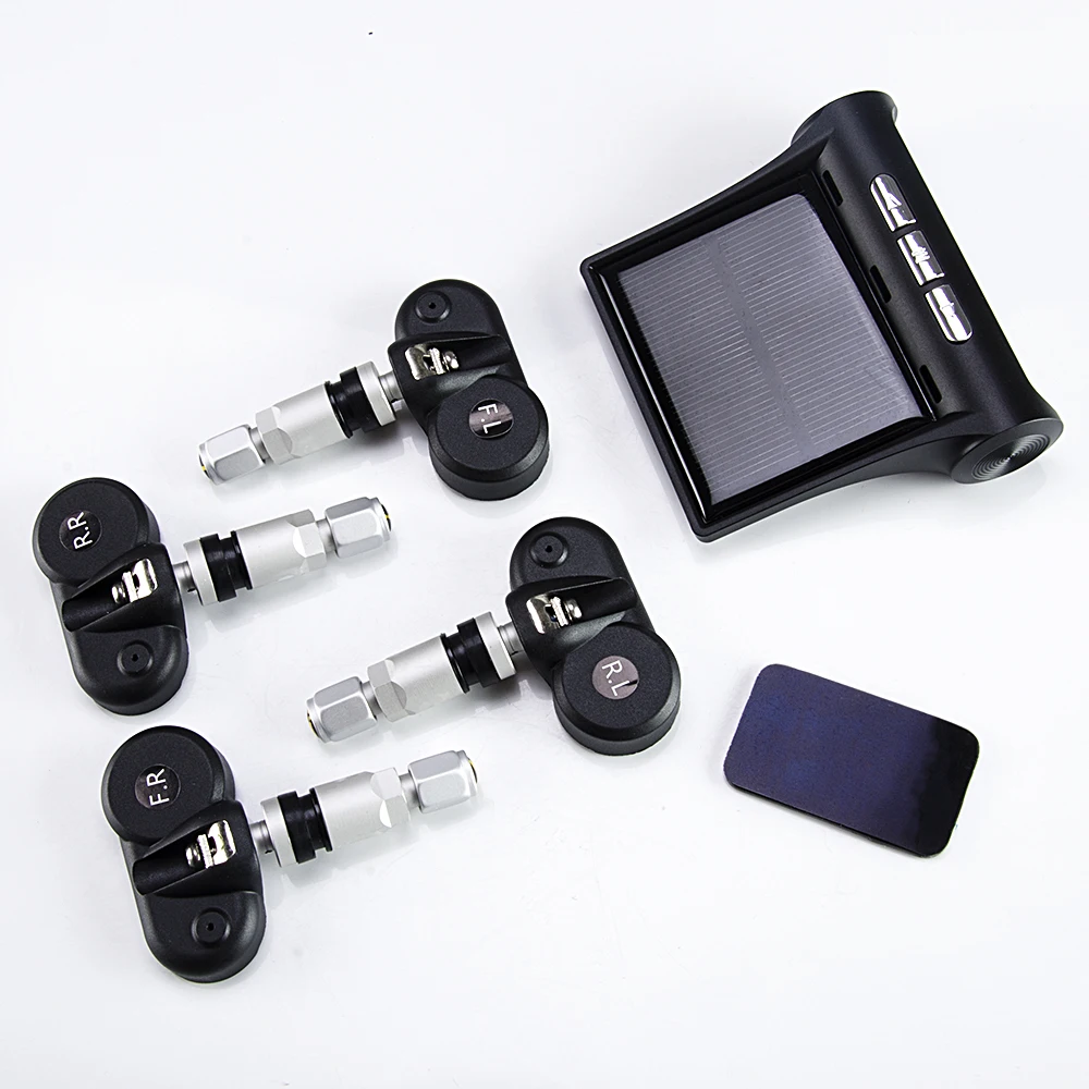 Viecar Car Tire Pressure Monitoring System Solar TPMS Power Charging Tyre Internal Sensor with
