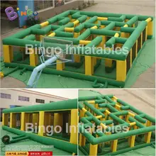 ПВХ 11 м* 9 м надувной лабиринт для детей, гигантские надувные Лабиринт для событий bg-g0404 Игровой Спорт