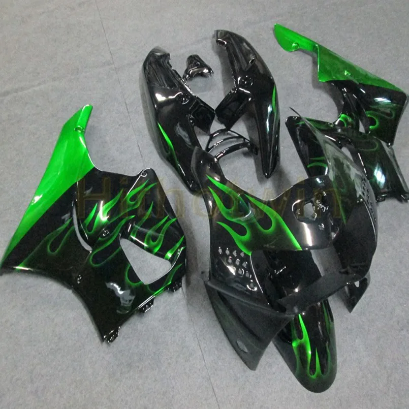 

Custom motorcycle Fairing hull for CBR919RR 1998-1999 CBR 900 RR 98 99 ABS Plastic Fairings+Botls+green flames