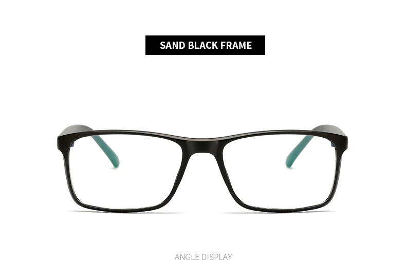 Новые Классические Мужские квадратные очки синяя оптическая оправа прозрачные Модные женские Ретро Винтажные оптические очки для чтения