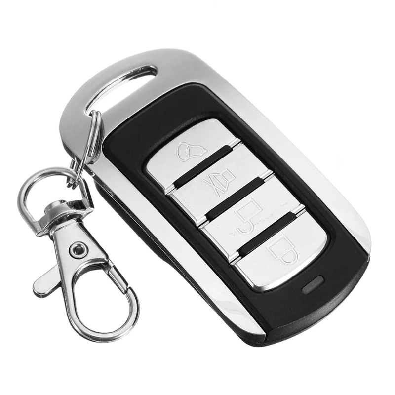 

KROAK 1PC 4-Channel Wireless Universal Cloning Remote Control Key Fob Electric Gate Garage Door For Car 433.92mhz 12V