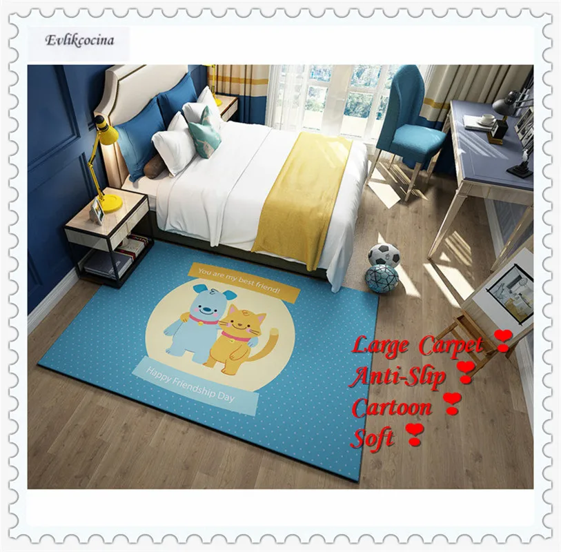 Хорошие друзья ковер домашнем регионе напольный коврик для коврики для гостиной De Couloir Спальня мат Sala Alfombra